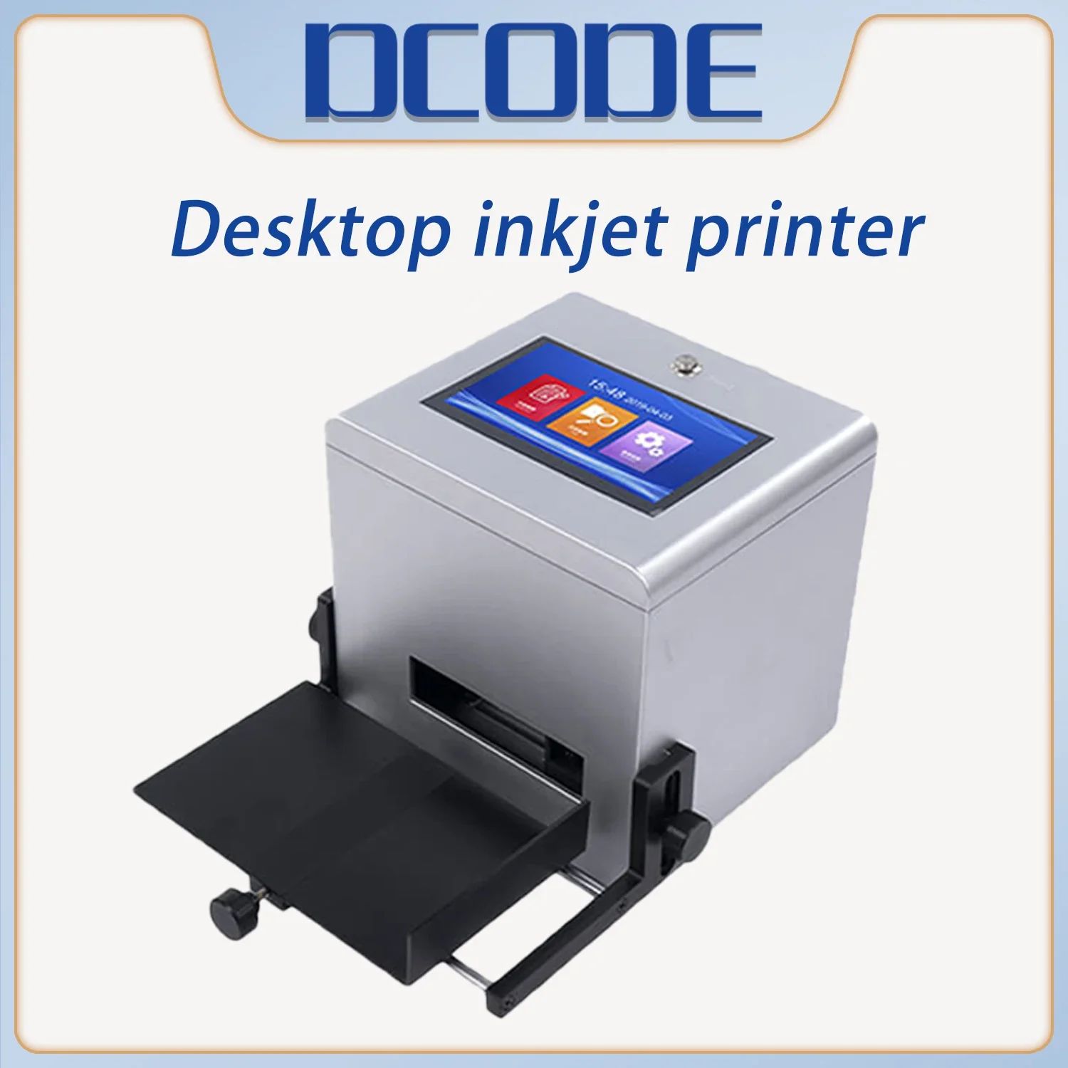 DCODE DO1 12.7mm/25.4mm Thermal Inkjet Printer QR Barcode Batch Number Image Date Number Logo Expiry Date Desktop Inkjet Printer