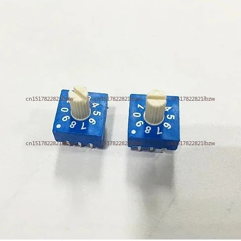 10Pcs  Coded Switch ERD210RSZ 10-Bit 0-9 3:3 Rotary Encoder with Shank