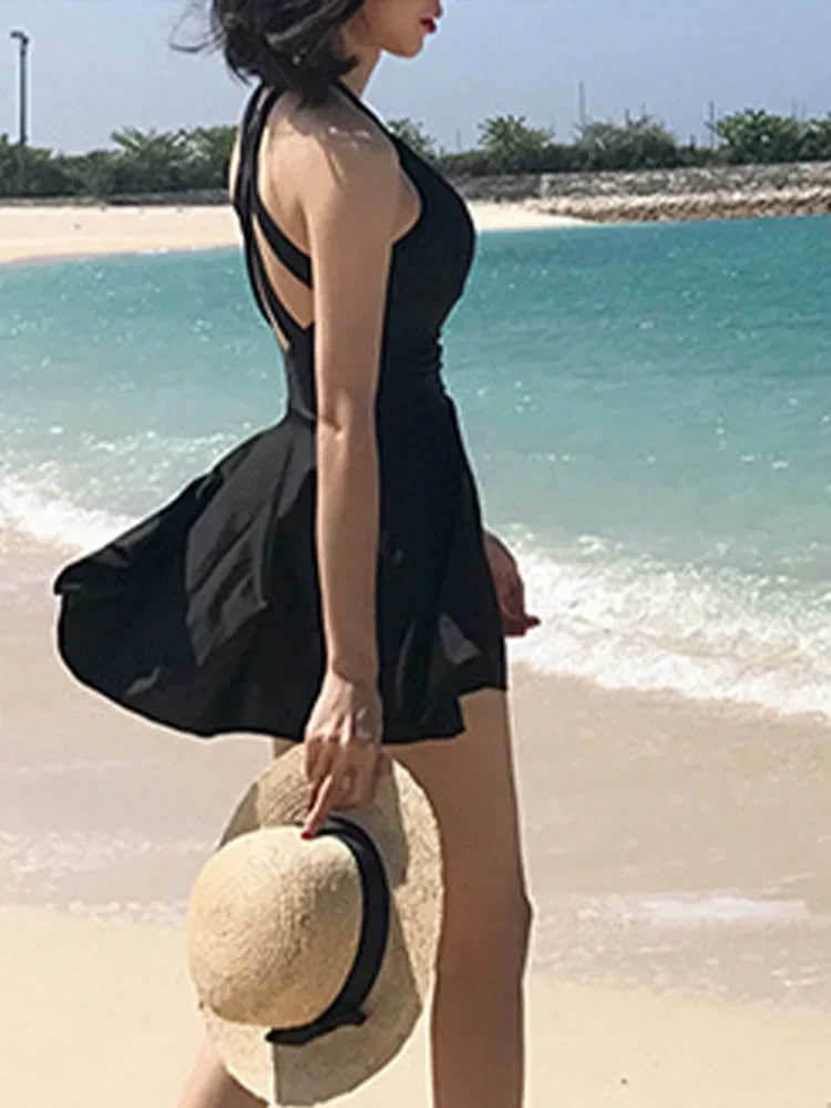 เซ็กซี่สูงเอวชุดชายหาดผู้หญิงชุดว่ายน้ําBackless Hollow Outชุดบิกินี่ 2025 ฤดูร้อนใหม่ชุดว่ายน้ําOne Pieceชุดว่ายน้ํา