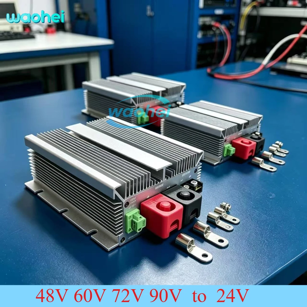 DC-DC Buck 90V 72V 60V 48V To 24V 60A 100A Converter Power Supply 72Volt To 24Volt Step-down Voltage Regulator Voltage Converter