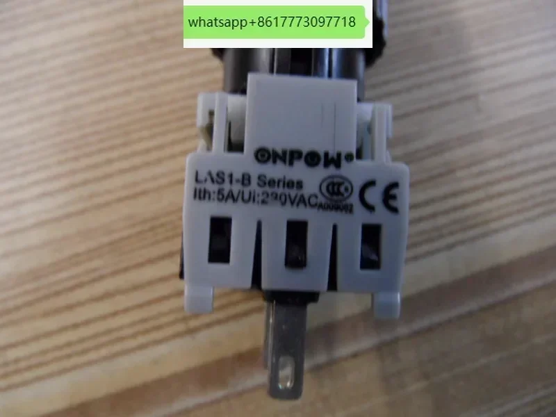 5PCS ONPOW China Red Wave LAS1-B 12mm LAS0-K 40mm Schakelaar Paddestoel Knop Ronde Knop