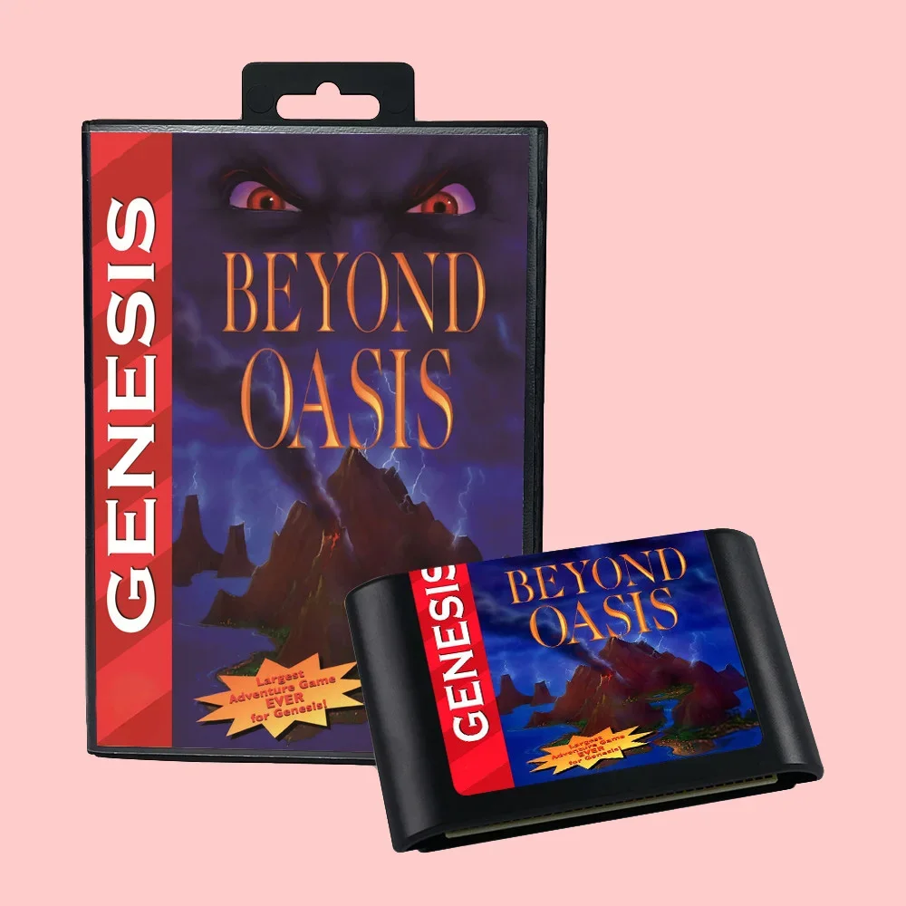 

Игровая карта Beyond Oasis для игровых приставок SEGA Mega Drive Genesis, с коробкой и инструкцией, версии EUR, JAP, US