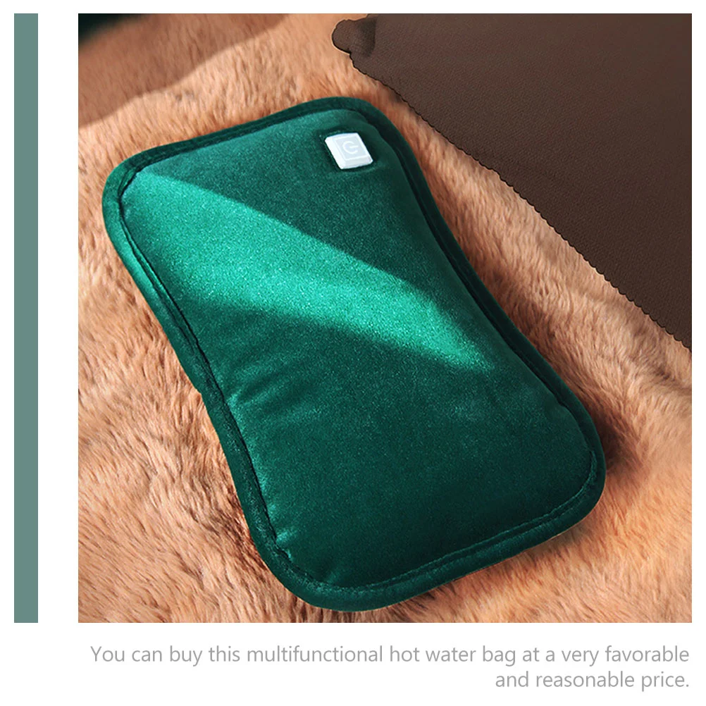 Waterless Hand Warmer Collapsible Bottles USB Hot Bag Winter Supply Heating Portable Fold Electric Foldable Folding Flannel