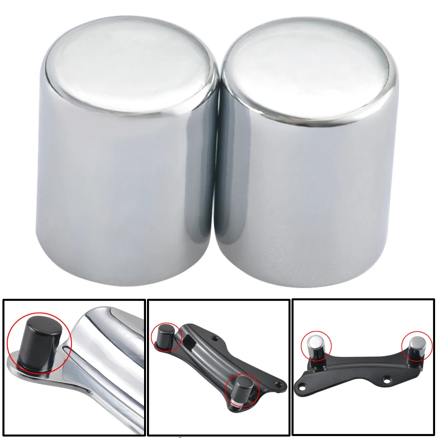 

Long/ Short Docking Hardware Point Cover Set For Harley Road King Electra Sportster Softail Dyna Motorcycle Accessories