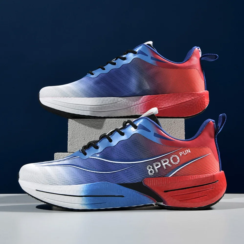 

Новые мужские спортивные кроссовки на воздушной подушке для марафона, дышащие легкие женские удобные спортивные нескользящие кроссовки