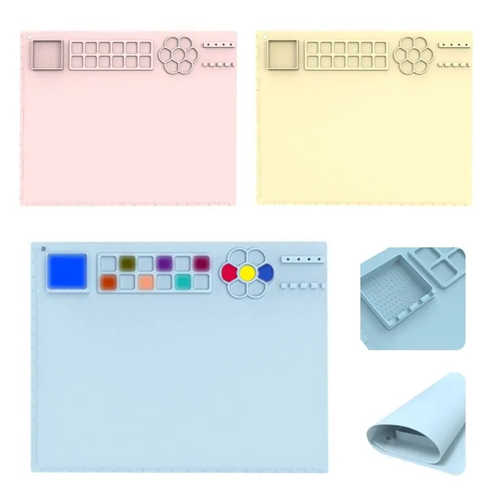 DIY Silikon Malerei Matte Kunst Malerei Farbe Kunst Handwerk Pads Handgemachte Pinsel Halter Graffiti Kunst Matte Öl/Farbe/Graffiti Kunst