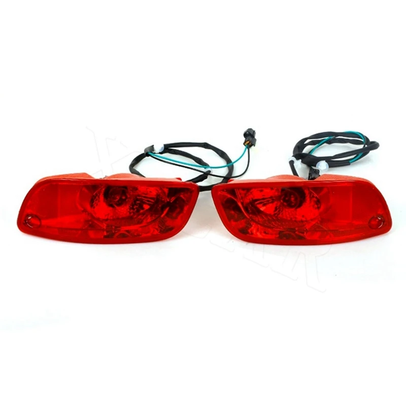 Left Right Car Rear Bumper Reflector Brake Light Tail Warning Lamp Car Styling For Hyundai Santa Fe 2.4T/2.7T 2006-2012