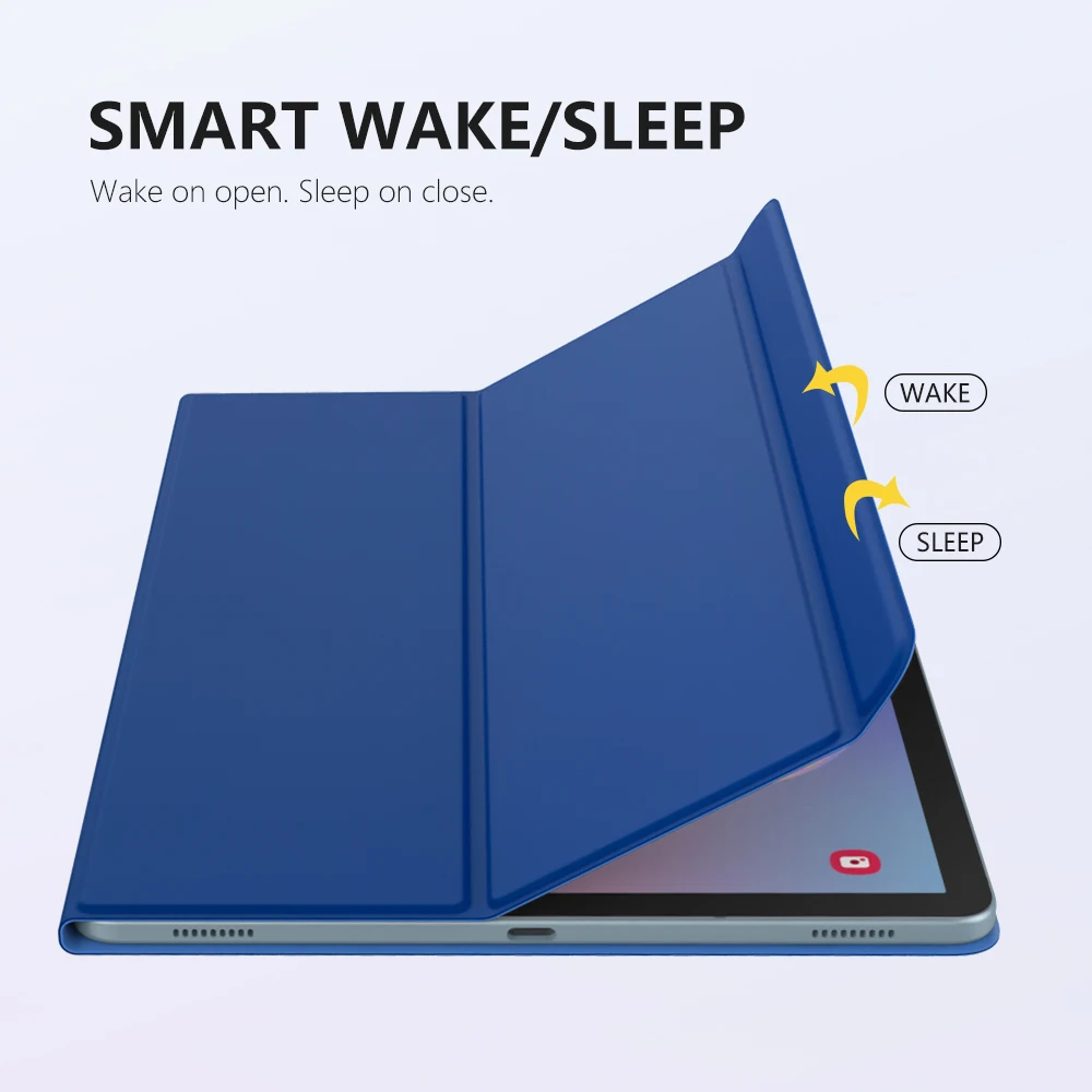 Thông Minh Folio Case Dành Cho Samsung Galaxy Samsung Galaxy Tab S6, từ Đứng Bao Da Với Bút Chì Dành Cho Tab S6 2019 10.5-Inch Tự Động Ngủ Đánh Thức
