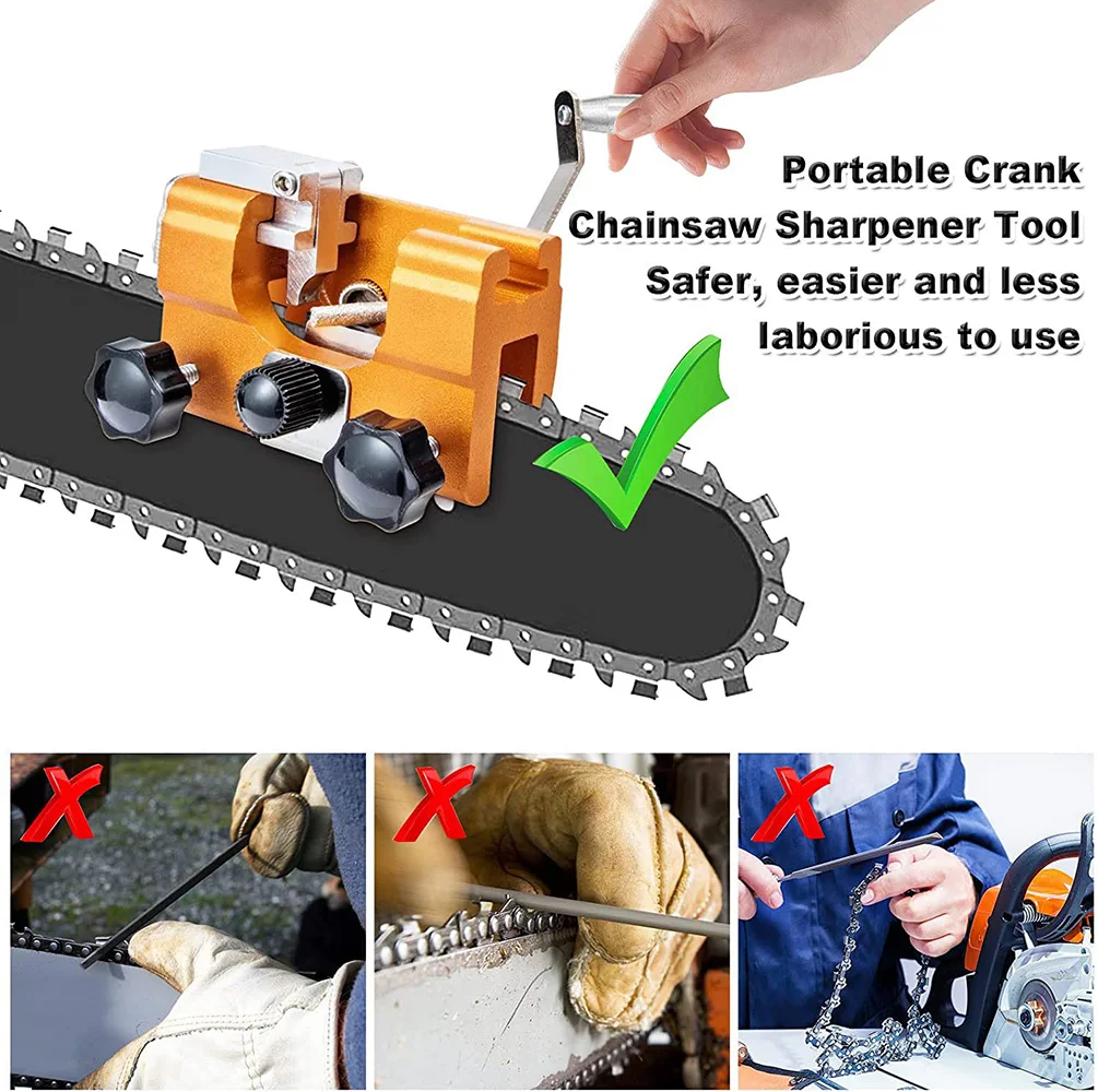 Kettensägen-Schärfgeräte, tragbare Kettensägen-Schärfmaschine, Holzbearbeitungs-Schleifsteine, elektrisches Kettensägen-Schleifwerkzeug, Dropshipping – Detail 9