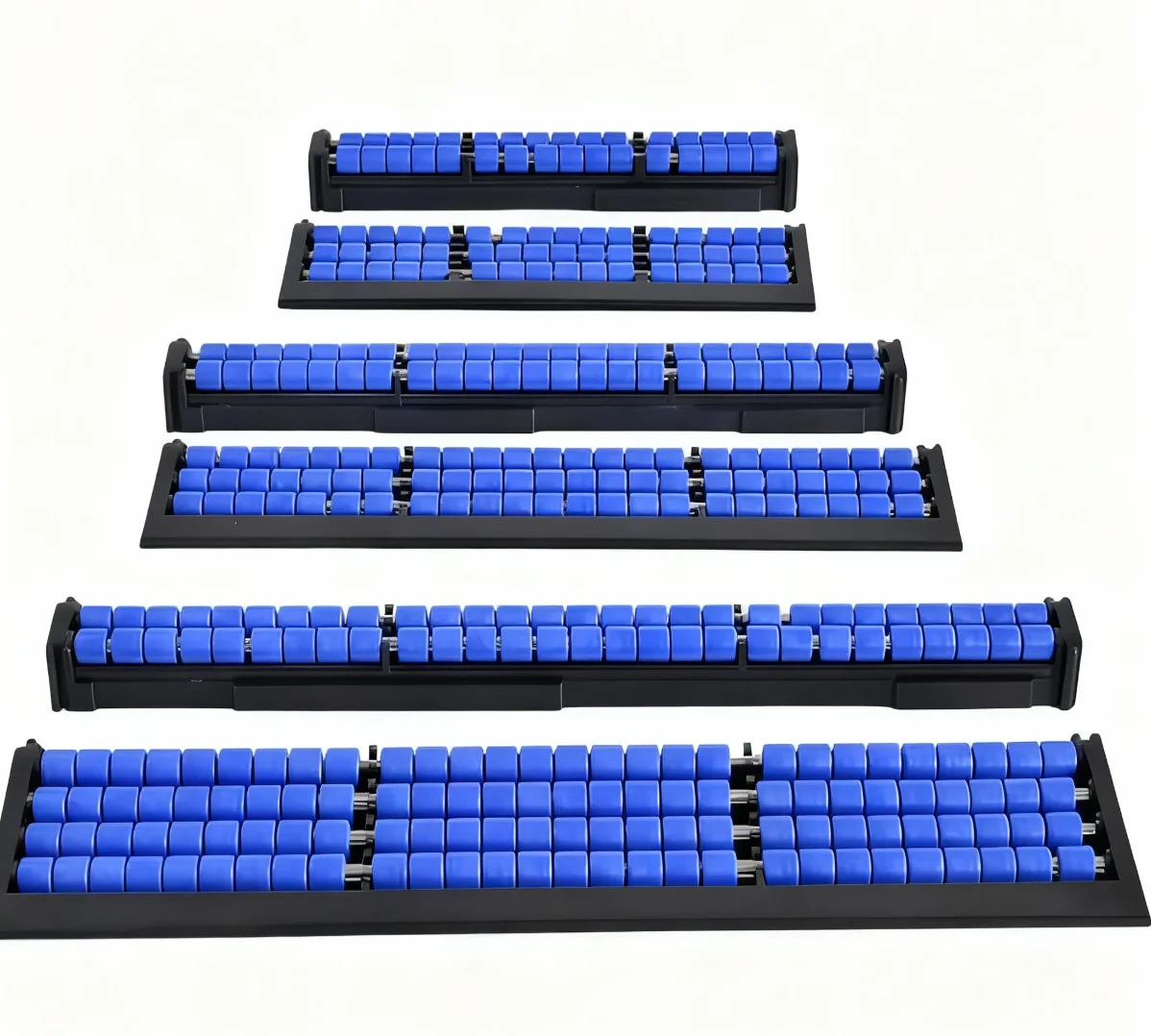 Width:304mm Blue Ball Transition Plate Plate Chain Connecting Plate Conveyor Plastic Chain Conveyor Line Transition Plate