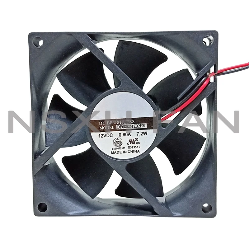 Ventilateur de refroidissement haute vitesse, convertisseur de puissance, DF0802512B2HN, S9, S7, E12 + 8025, 80x80x25mm, 0,60 A, 7.2W, 12V, nouveau