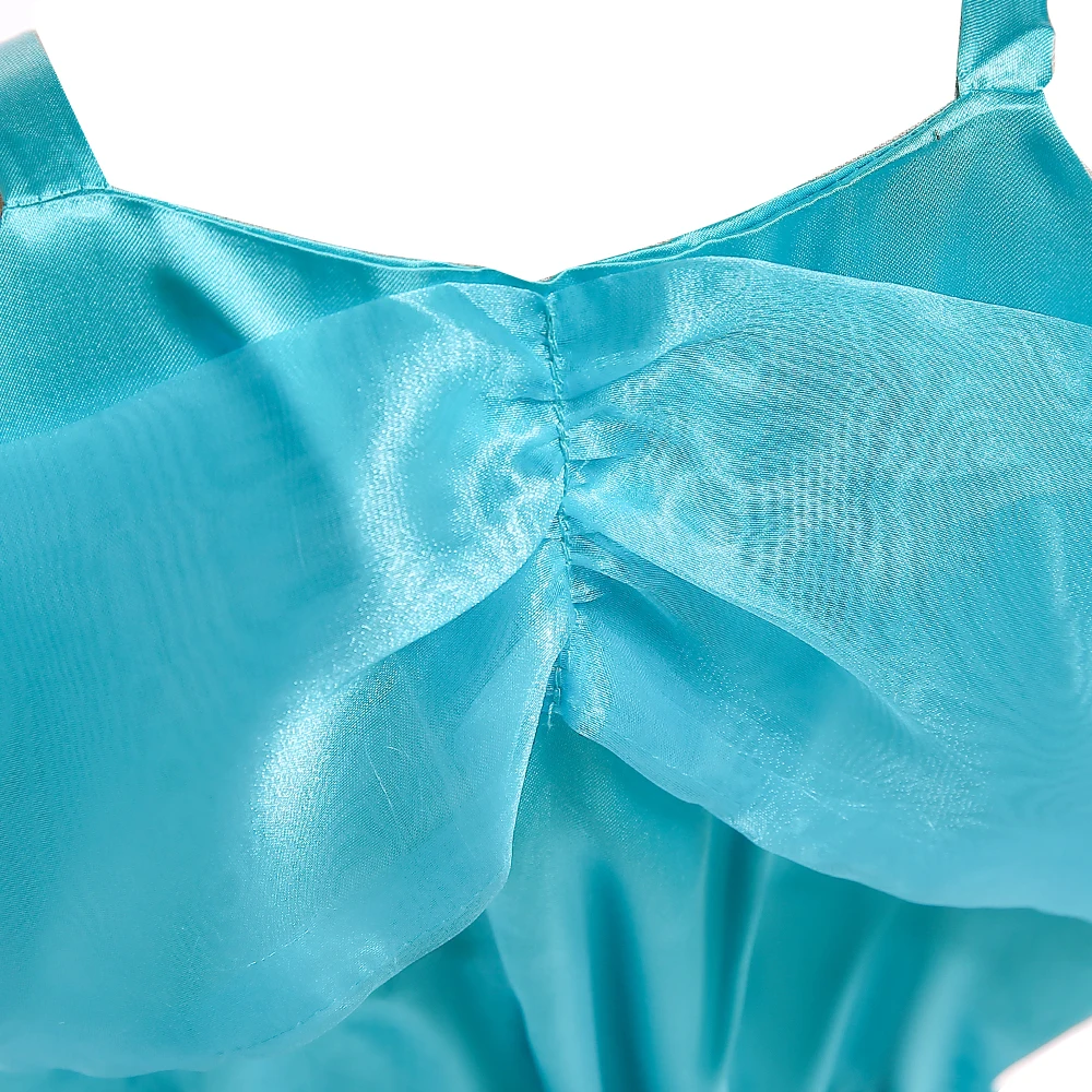 Klassisches Märchen Aladdin Wunderlampe Prinzessin Jasmin Mädchenkleid Cosplay Karneval Party Geburtstag Mädchenkleid Halloween Kostüme – Detail 10