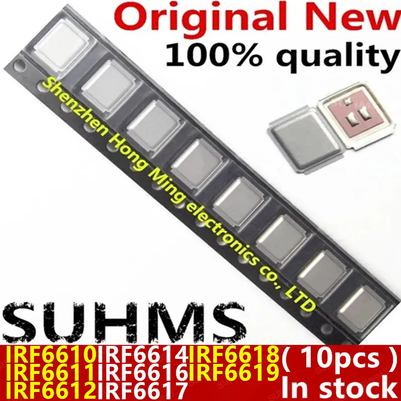 (10ชิ้น) 100% IRF6610ใหม่ IRF6611 IRF6612 IRF6616 IRF6614 IRF6617 IRF6618 IRF6619 IRF6619TRPBF IRF6618TRPBF IRF6617TRPBF TRPBF