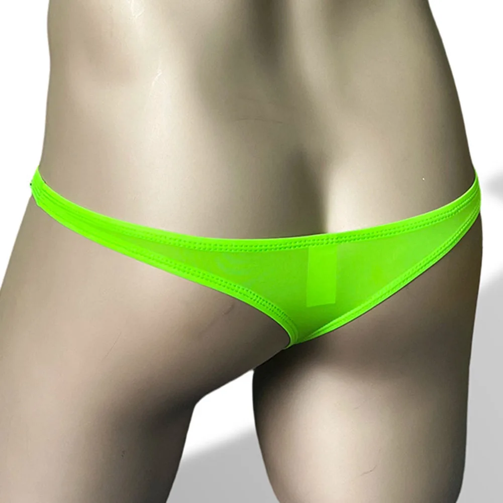 Men Low Rise High Elasticity Underwear Thongs Solid Bulge Pouch Very Hot Lingerie Erotic G-Strings Japanese Thongs Men's Panties