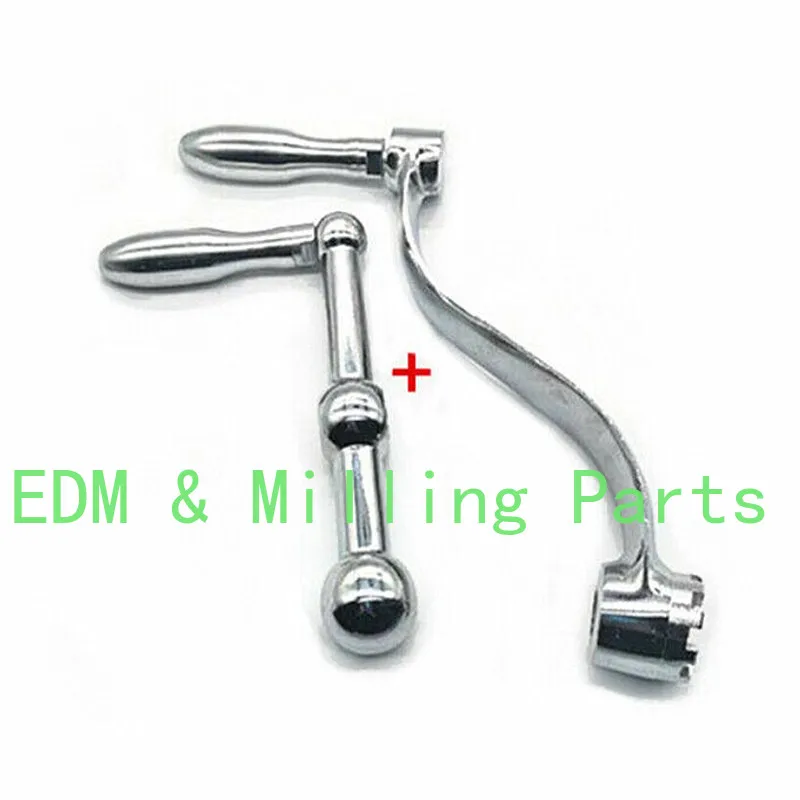 

CNC Milling Machine Parts-3 Ball Metal Crank Handle +Elevating Knee Crank For BRIDGEPORT Mill Parts