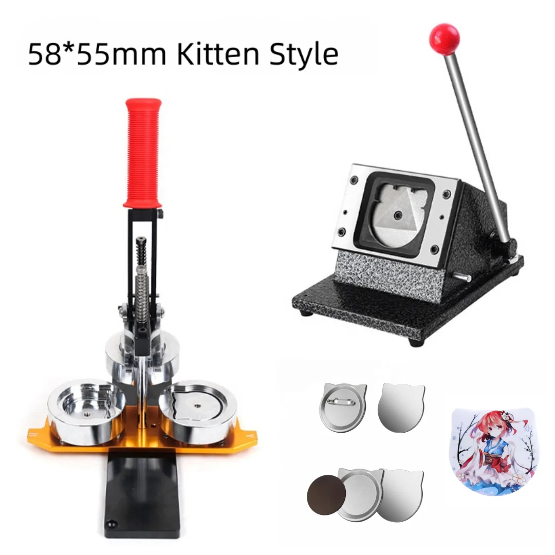 DIY Custom Photo Badge Badge Machine Fridge Magnet Making Machine Creative Handmade Badge Device For Retail Custom Service