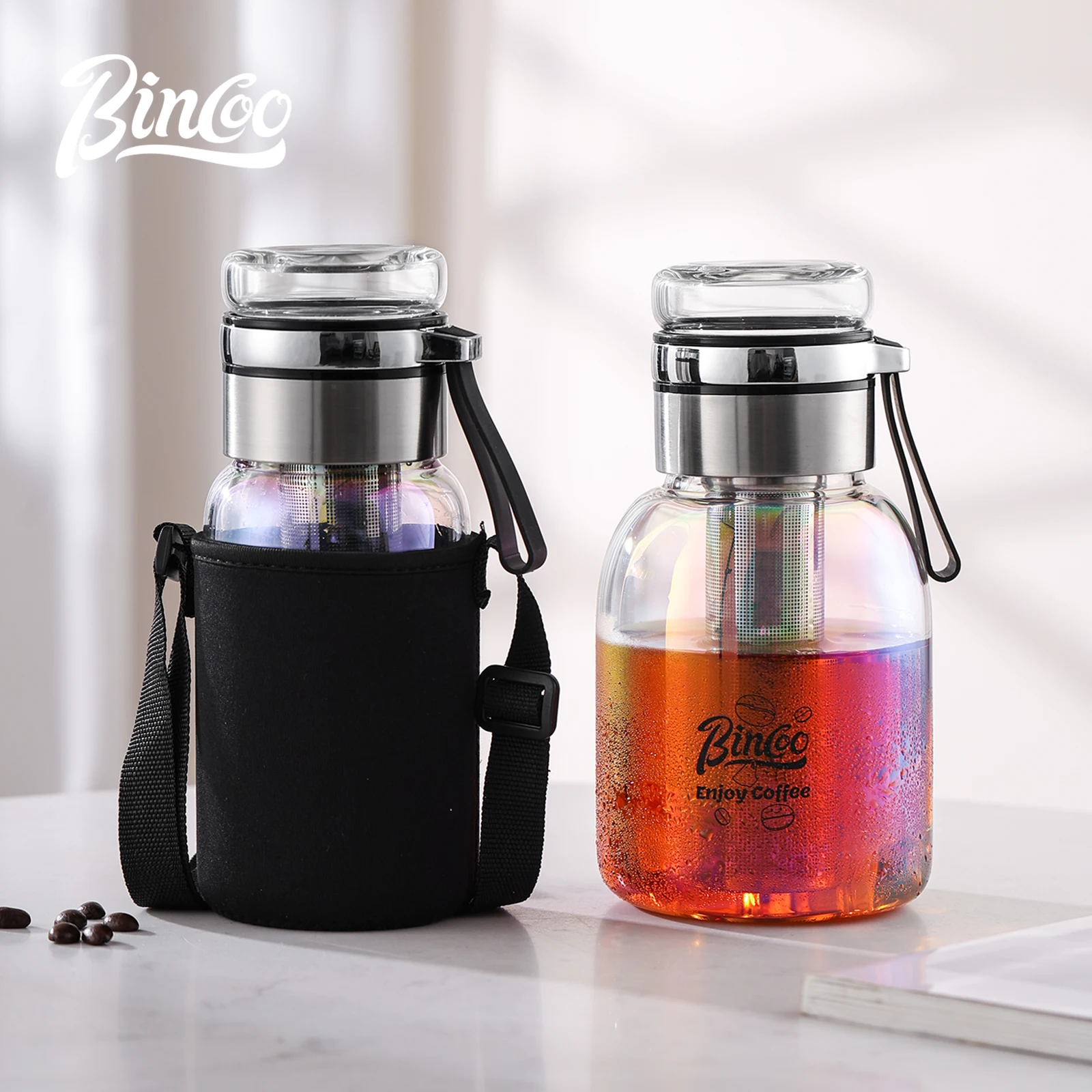 

Cold Brew Iced Coffee Maker 800mL Iced Coffee Maker Tea Infuser Airtight Cold Brew Pitcher Coffee Accessories Cold Brew System
