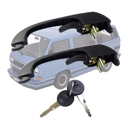 Outside Exterior Door Handle Left or Right with 2 Keys for VW Transporter III Bus T3 1979-1992 251837205
