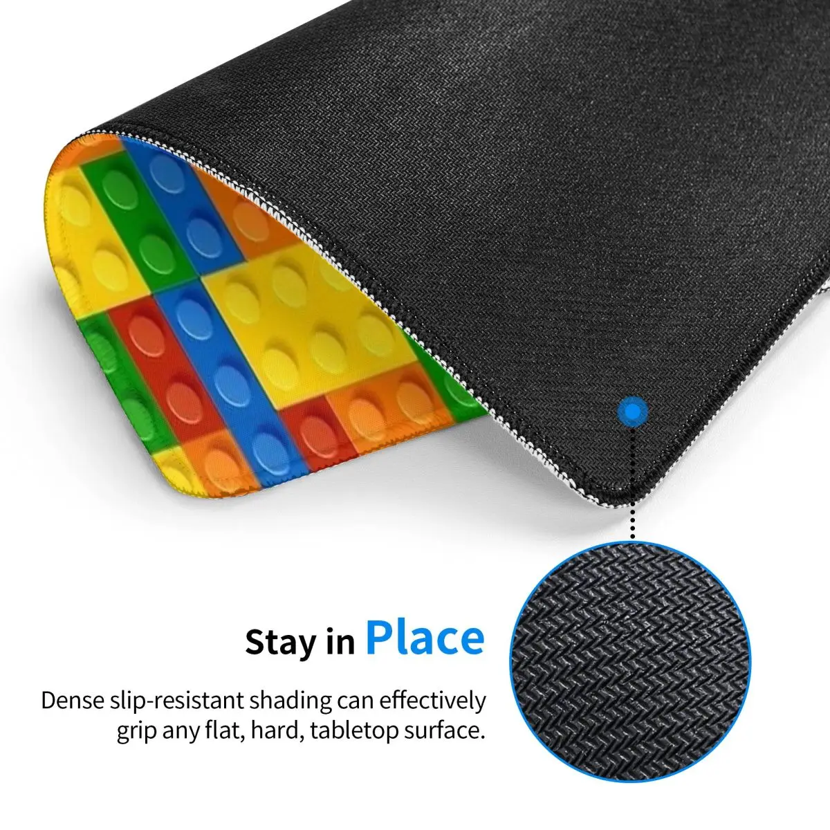 Hit The Bricks-alfombrilla para ratón, teclado de ordenador, alfombrilla para ratón, Gamer, PC, portátil, escritorio, accesorios de oficina, alfombrillas para mesa