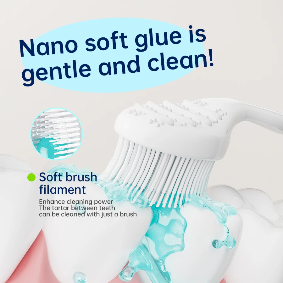 فرشاة أسنان محمولة للسفر، فرشاة أسنان صغيرة قابلة للانفجار، فرشاة أسنان لتنظيف الكبار يمكن التخلص منها، معبأة بشكل فردي