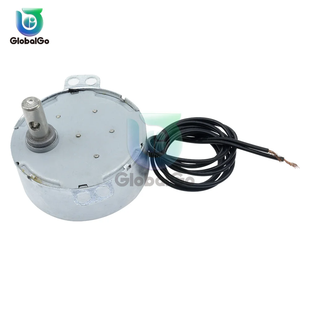 TYC-50 Stable Synchronous Motor AC 220V 50/60Hz 4W 5-6 r/min Torque 4KGF.CM CW/CCW Microwave Turntable for Electric Fan