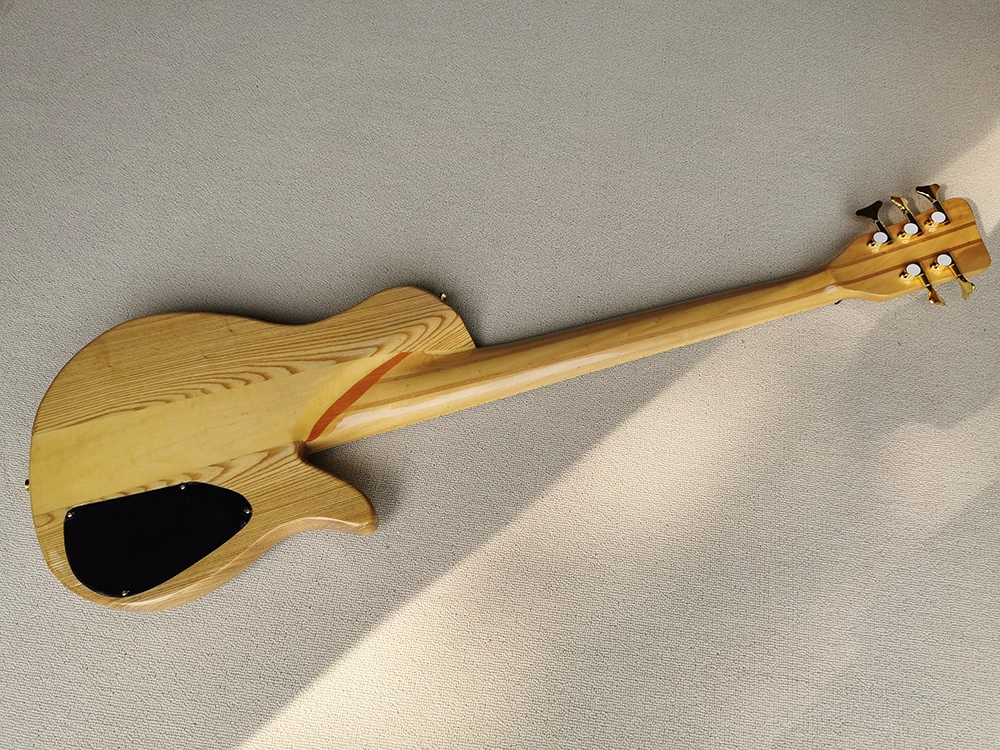 Flyoung Left Handed Bass Guitar 5 Strings Electric Bass Guitar Neck Through Body Bass Guitar view 5