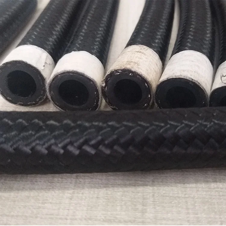 AN4-AN6-AN8 -AN10-AN12-AN16-AN20 braided oil cooler rubber hoses