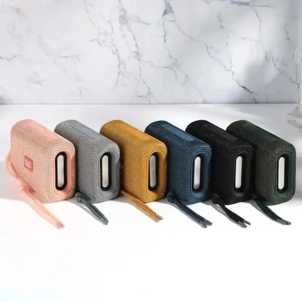 

New Mini Bluetooth Speaker Waterproof LED Light HIFI Loudspeaker Box Mesh TF Card FM Radio Outdoor
