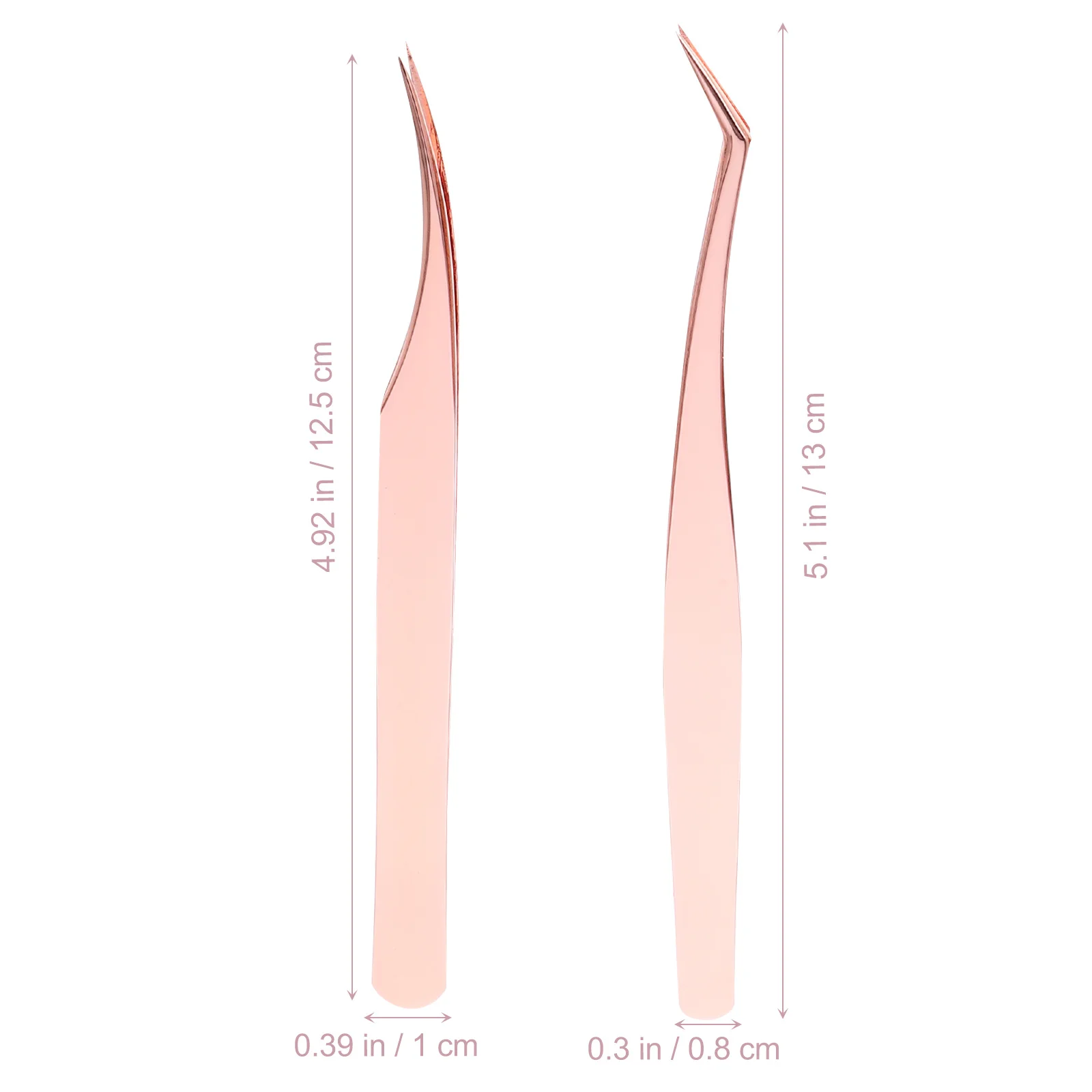 4 قطعة مجموعة ملاقط الحاجب الفولاذ المقاوم للصدأ الرموش ماكياج أداة الدقة لاش الملقط ل رمش تمديد الرموش وهمية