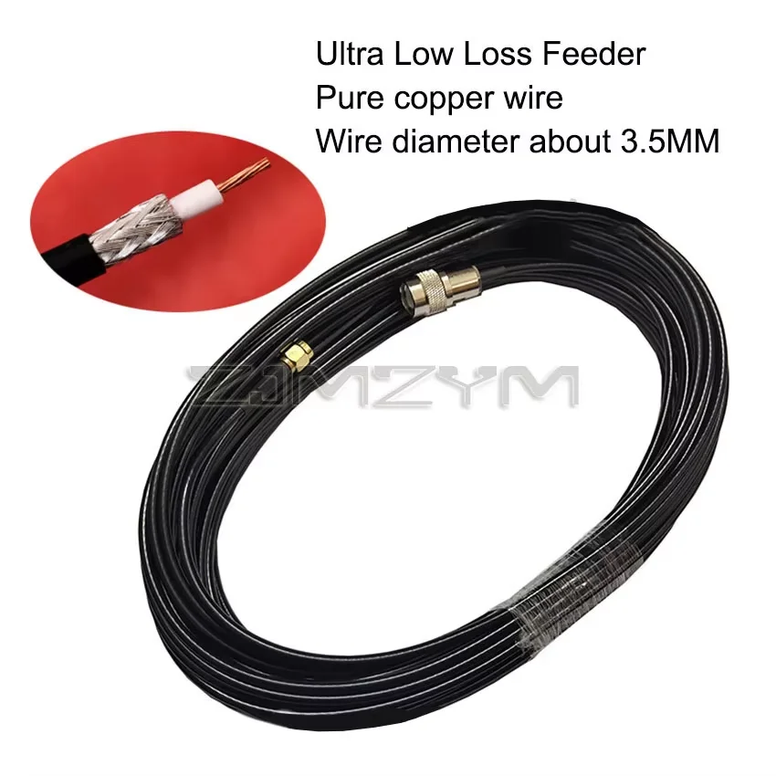 K-480WLA 풀 밴드 안테나 루프 소형 루프 단파 안테나 및 필터, MW, SW, FM, 에어밴드, UHF, VHF, 0.5MHz-500MHz