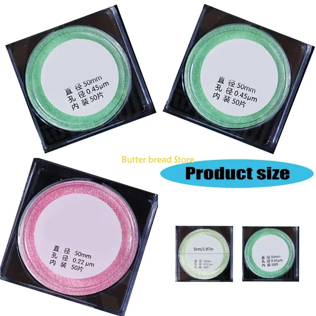 

W89C 50mm Diameter Microporous Membrane Filters for Laboratory Filtration 0.22/0.45um