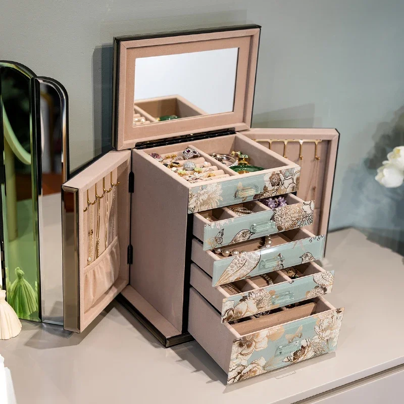 Multi-layer hand jewelry storage box