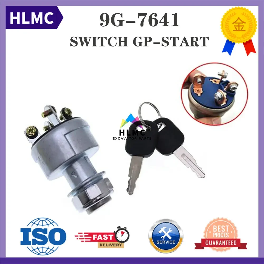 4 Lines Excavatir Parts E320C 312B 303.5C 305 313B 312D2 320C 320D 330C 336D Ignition Switch CA9G7641 9G-7641 9G7641 255-2751