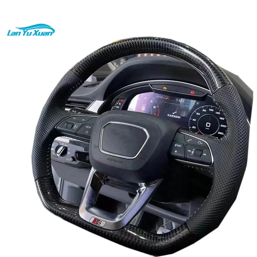 

Custom Led Carbon Fiber Steering Wheel for Audi A1 A3 S3 RS3 A4 S4 RS4 A5 S5 RS5 A6 S6 RS6 A7 S7 RS7