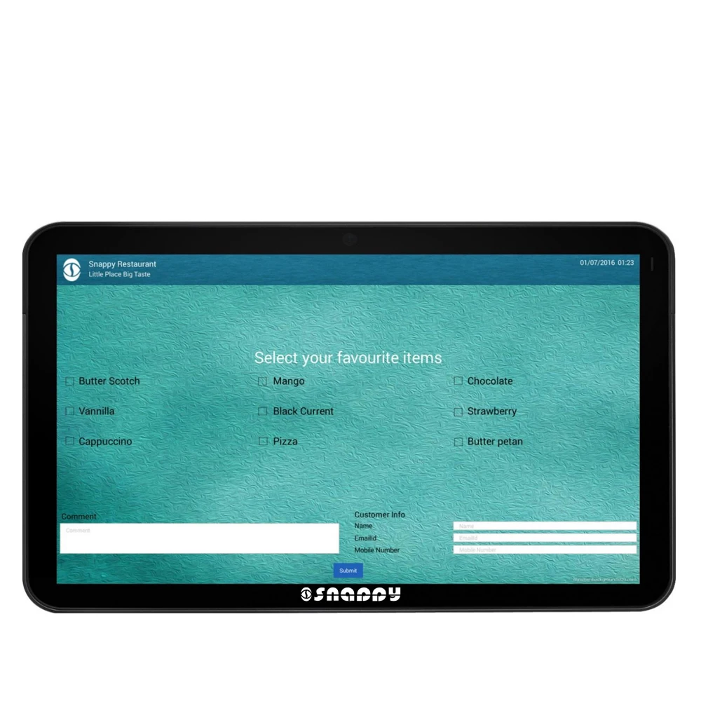 10 inch customer service feedback tablet Insightful Feedback from Customer Satisfaction Survey