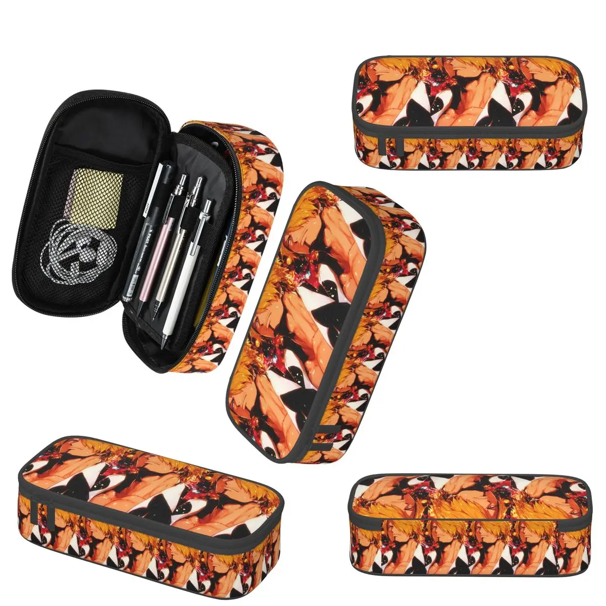Sanji Vinsmoke - 5 Pencil Case for Boys Girls School Pen Box Pencil Bag Stationery Supplies Pen Holder Bag