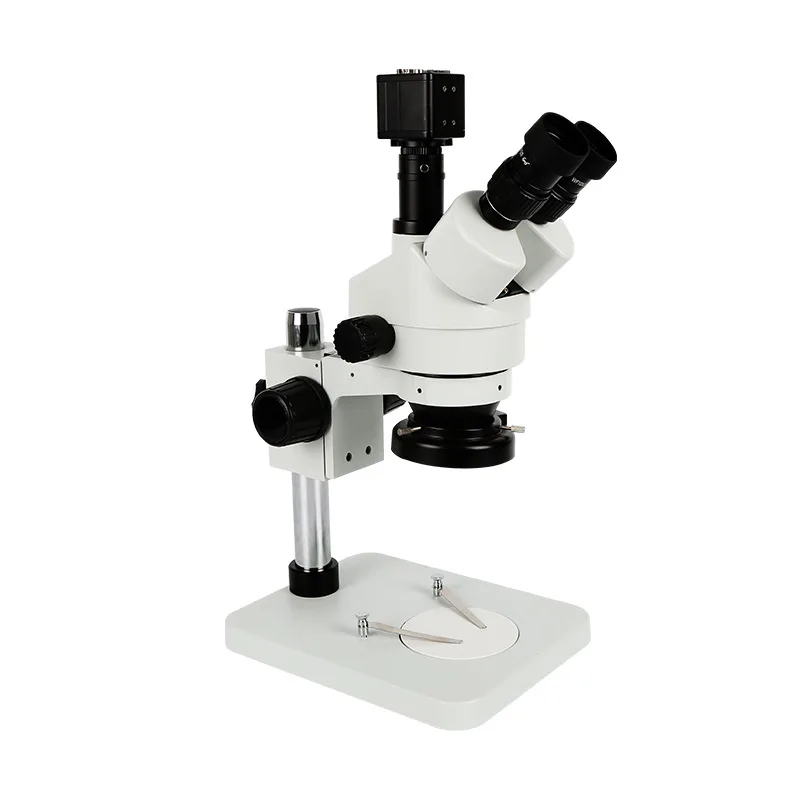 

High-definition trinocular microscope can be connected to the display 7-45x magnifier