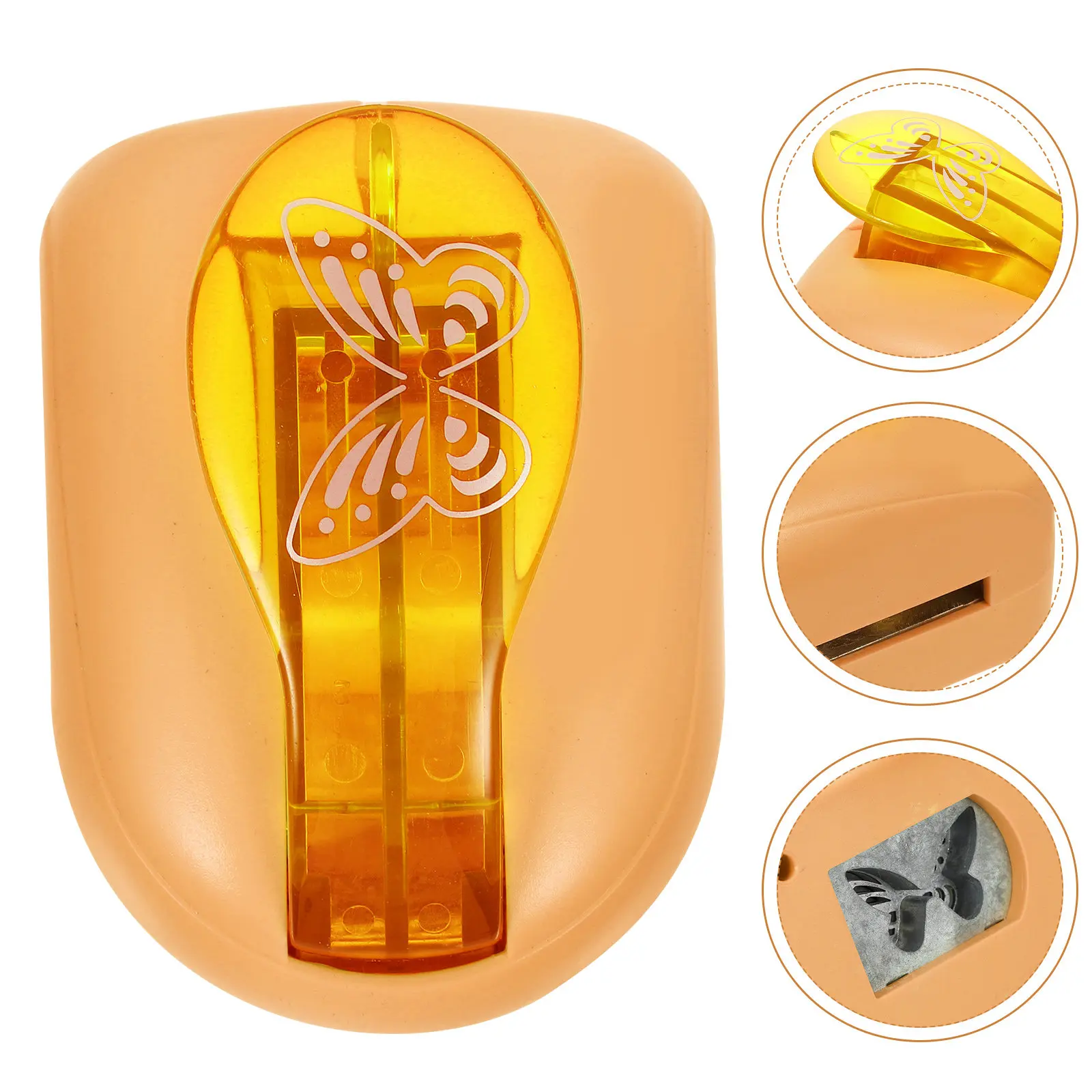

Butterfly Paper Punch Craft Tool, Spring-Action Handle For Scrapbooking Diy Greeting Cards Bookmarks Gifts, Paper Punches