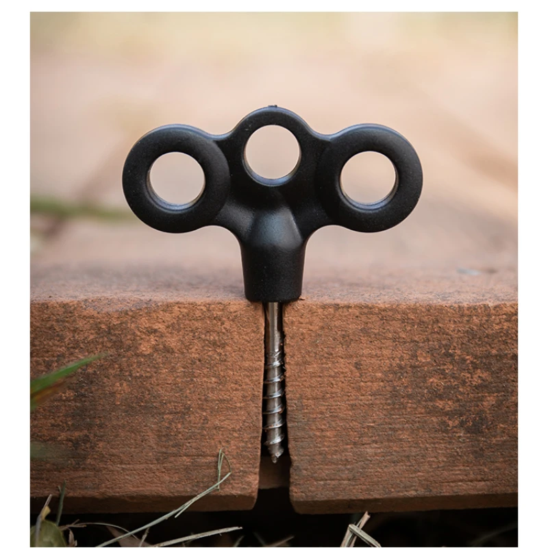 Outdoor-Camping Planke Road Deck Nägel Holzbrett Leucht zelt feste Drei-Augen-Faden Boden nägel