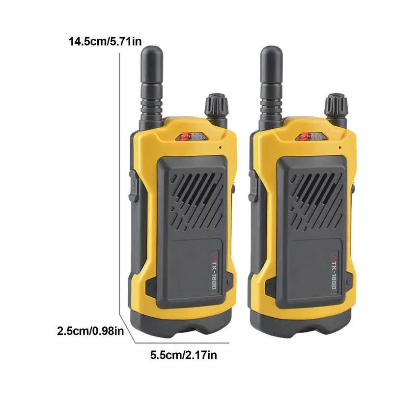 Walkie Talkies para niños, 2 uds., Walkie Talkies para niños, Radio bidireccional, alcance de 200 metros, Walkie Talkies de mano como mejores regalos de cumpleaños