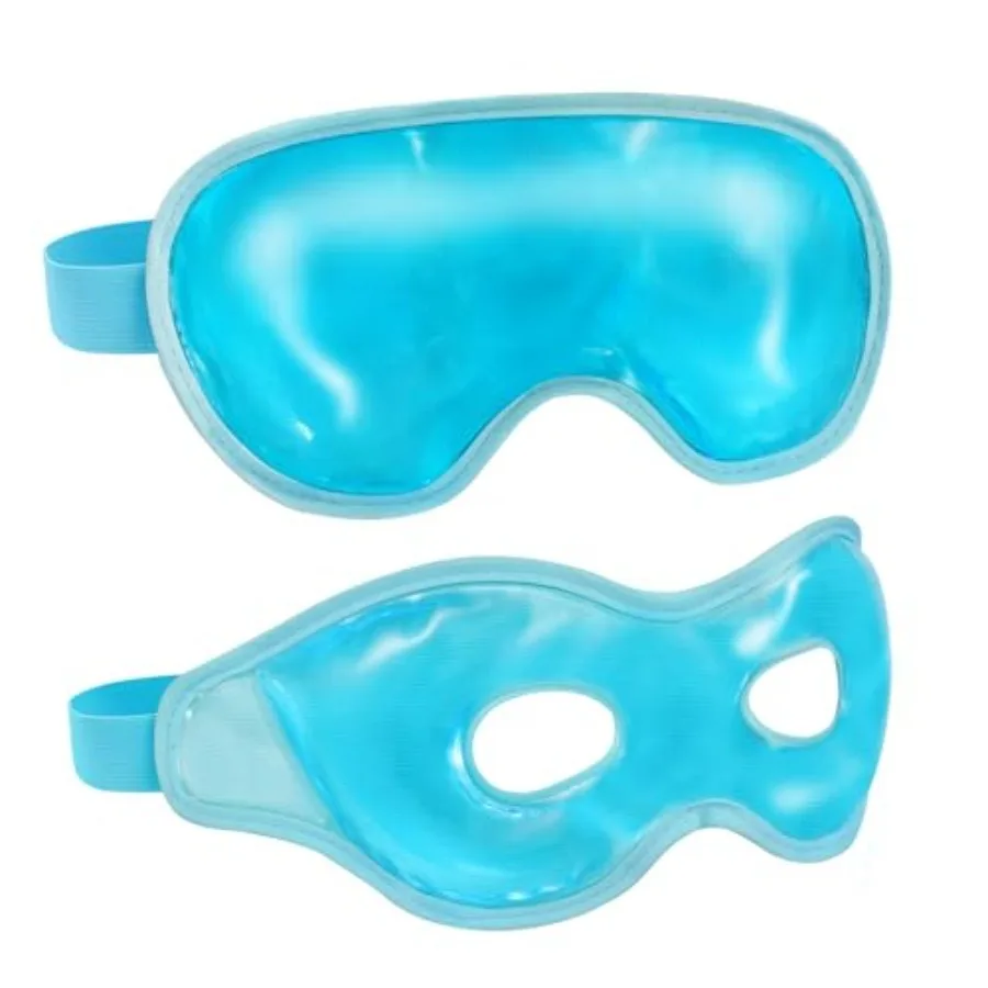 2 Pack Cooling Eye Mask for Puffy Eyes, Reusable Gel Cold Compress Pack for Puffy Eyes and Dark Circles, After Eyes Surgery, Mi