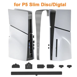 for PS5 Slim Accessories Dust Proof Net Kit 8in1 Dust Cover Filter+Dust Plug for Playstation 5 Slim Disc/Digital Gaming Consoles