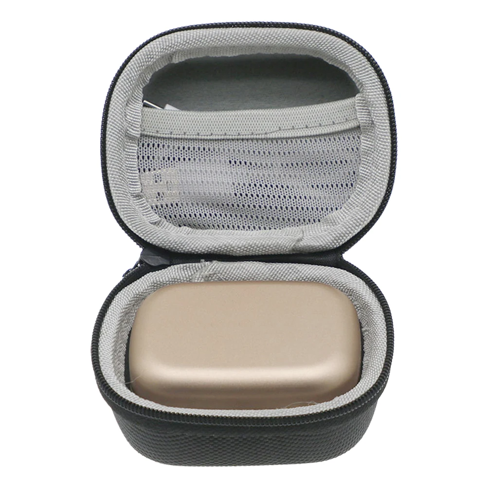 EVA casing keras tahan guncangan, sarung pelindung perjalanan Anti gores dengan saku jaring & Carabiner untuk B & O Beoplay EX earphone nirkabel