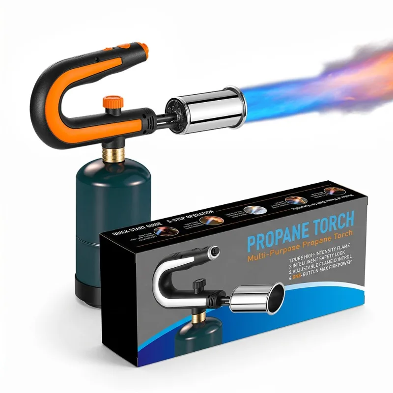 Portable Handheld U-shaped Spray Gun with One Click Fire Sprayer, Multifunctional Weed Control, Ice Melting, Camping, Barbecue