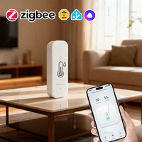 Zigbee Temperature Humidity Sensor Smart Home Indoor Hygrometer Thermometer App Remote Monitor Need Gateway,For Z2M Yandex Alice