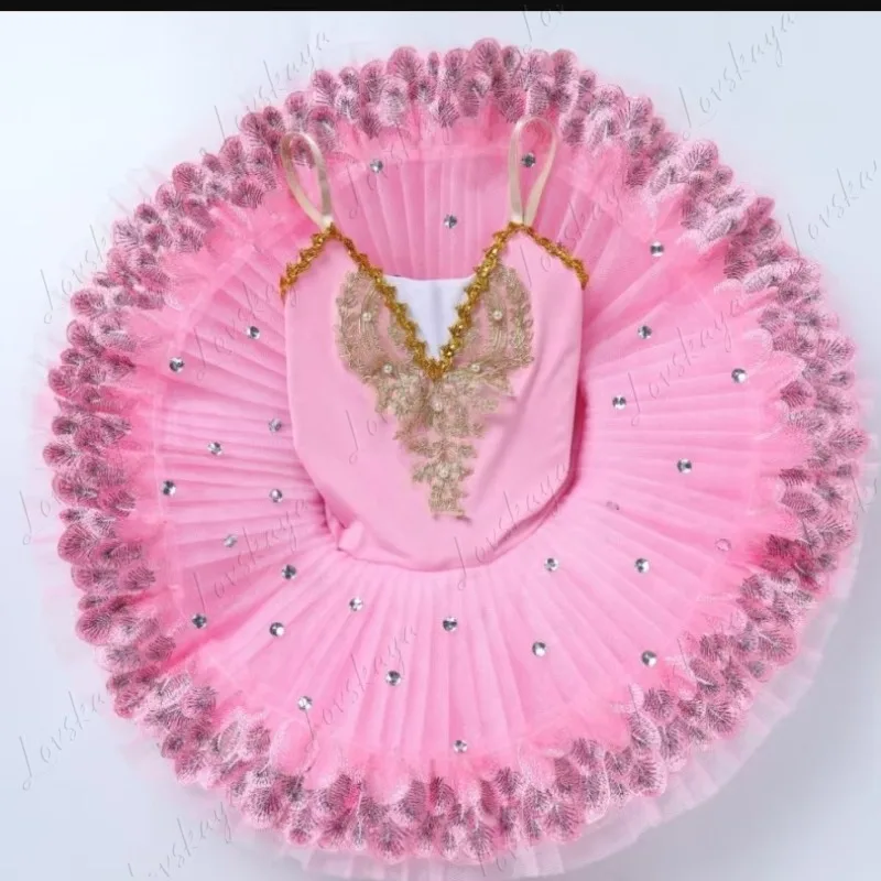 Neues süßes Ballett-Hosenträger-Tutu, neues Mädchen-Schwanensee-Ballett