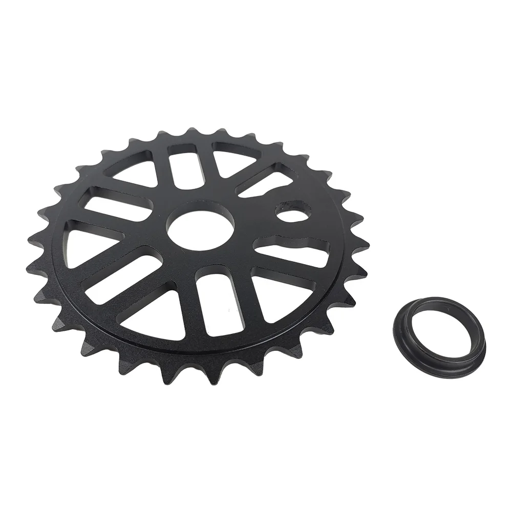 BMX Sprocket Aluminum 28T Bicycle Chainring 28T Alloy Chainwheel Plato Sprocket 28T BMX Accessories