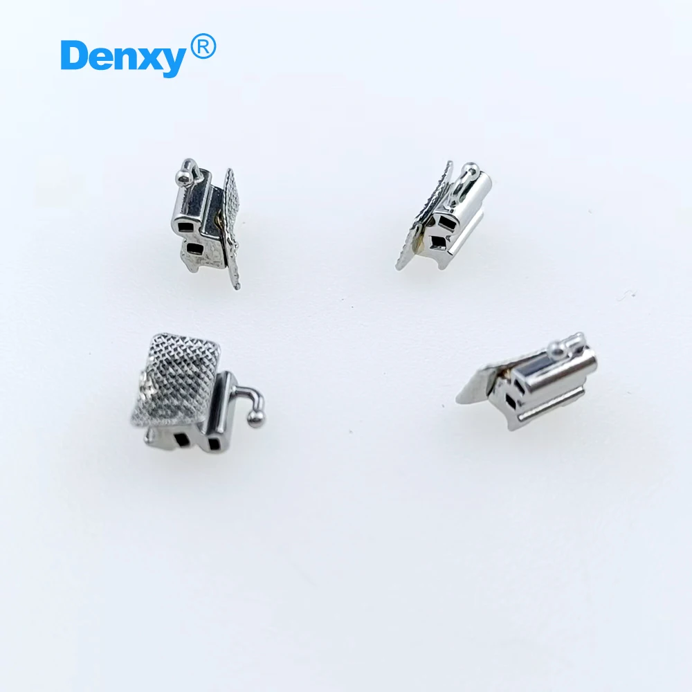 DENXY 20 Sets/80 Stück Kieferorthopädische 1. Molaren-Bukkalröhrchen U2L2 Roth/Mbt T022 Slot Rechteckige Konvertierbare Dental-Bukkalröhrchen – Detail 4