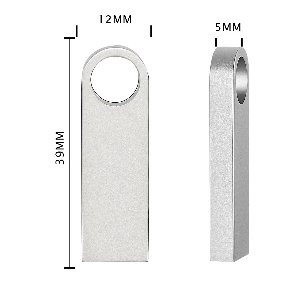 100 SZTUK Bezpłatne niestandardowe pamięci flash LOGO Metal 64GB Darmowe logo Czarny 32GB Pen drive 16GB Pamięć Darmowy brelok do kluczy U dysk 8GB 4GB