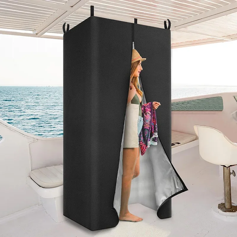 

Privacy Tent For Boats Privacy Curtain Changing Room For Outdoor Privacy Shower Toilet Portable Easy to Install Under Bimini Top
